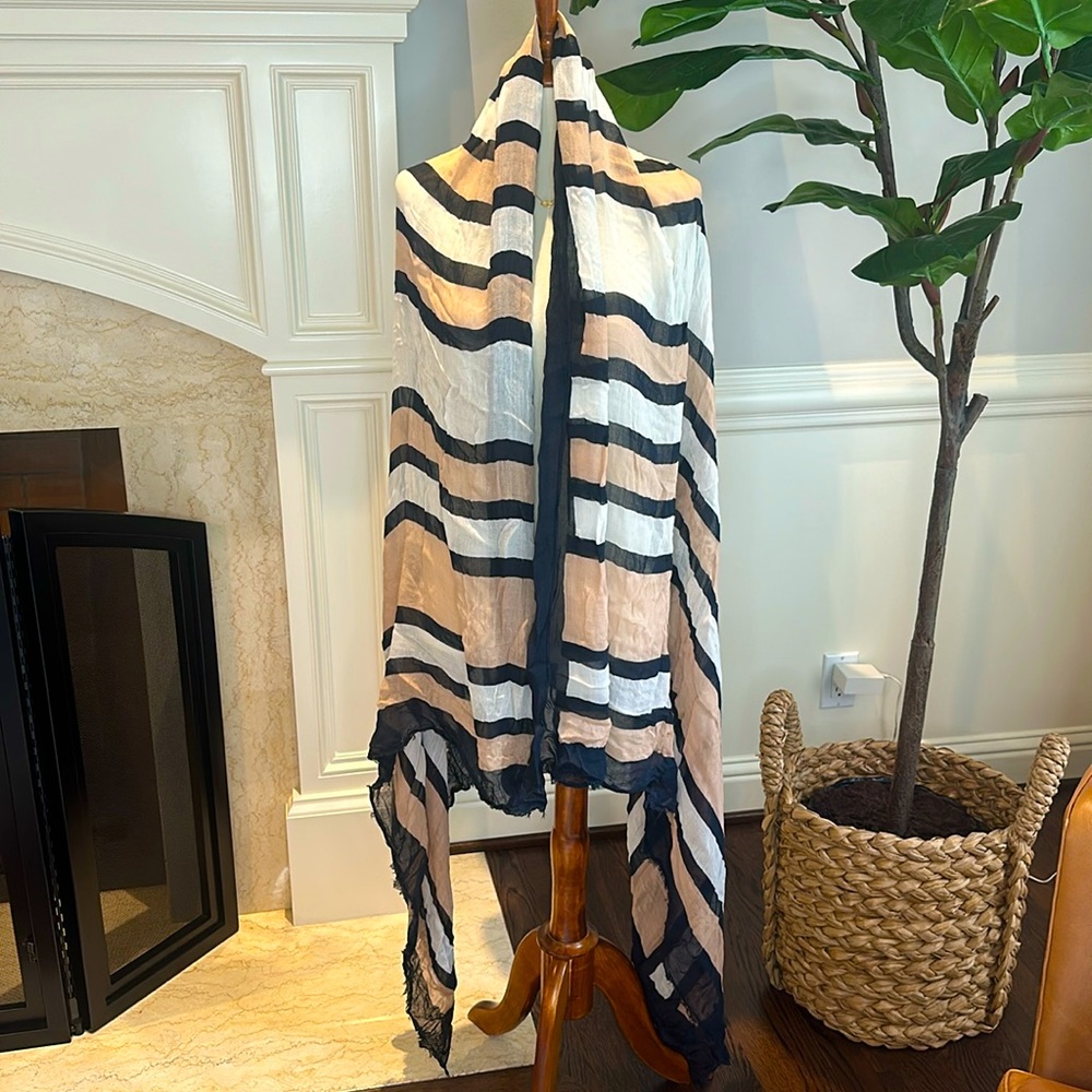 Large Stripe Scarf